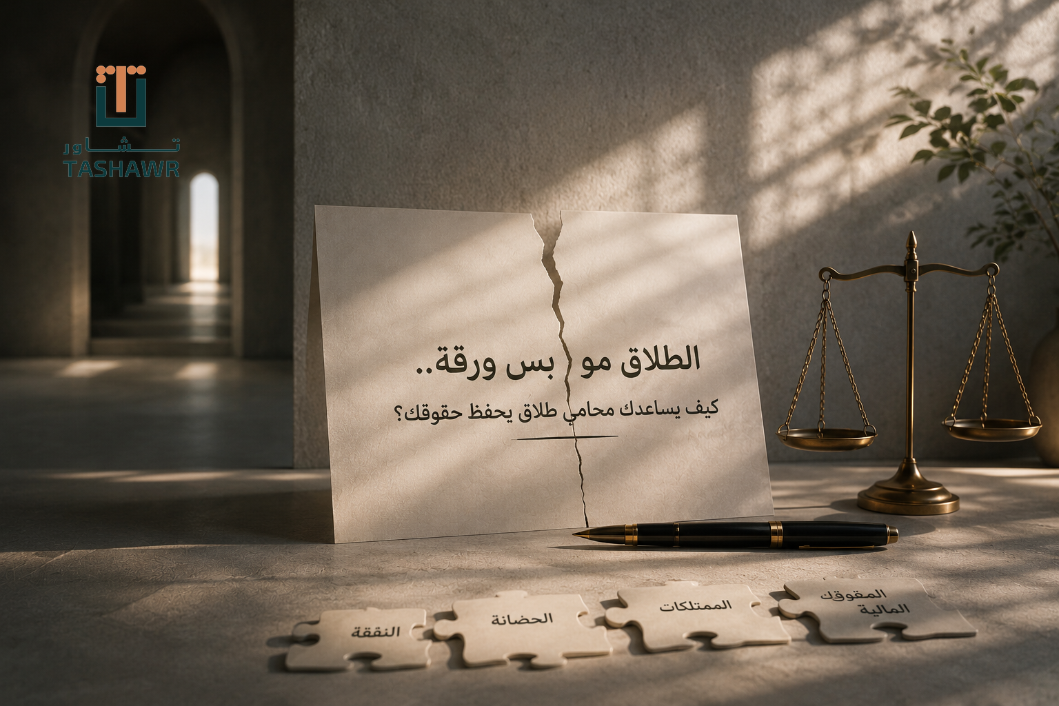 الطلاق مو بس ورقة.. كيف يساعدك محامي طلاق يحفظ حقوقك؟